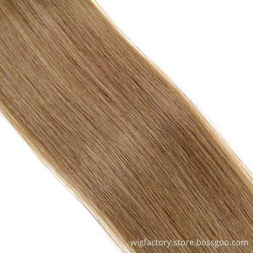 Silk straight flat weft indian hair, 100 virgin human invisible flat wefts,hair extensions double drawn indian flat weft